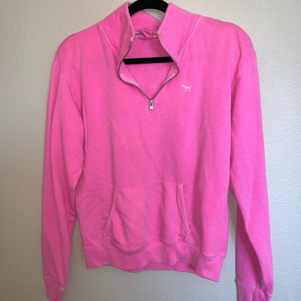 VS PINK quarter zip